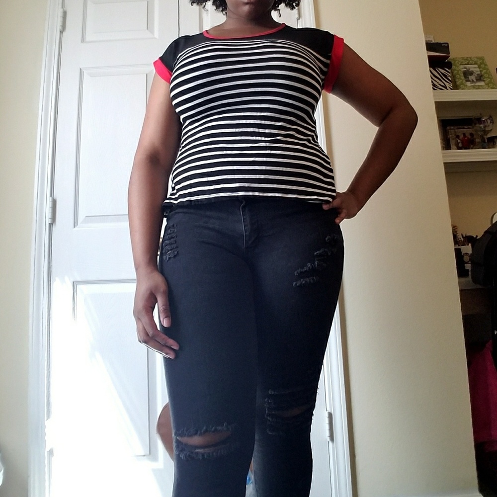Black and white stripped Shirt
